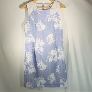 Anthro Skies are Blue stripe and floral dress